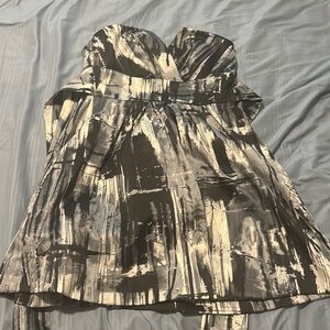 Strapless Marble Dress